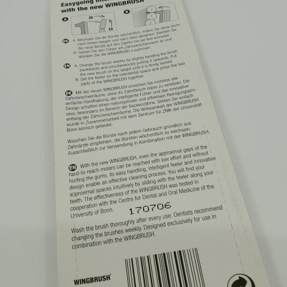 Wingbrush 8X Interdental Brush Heads Attachments Refill Set ISO3 New - Picture 8 of 9